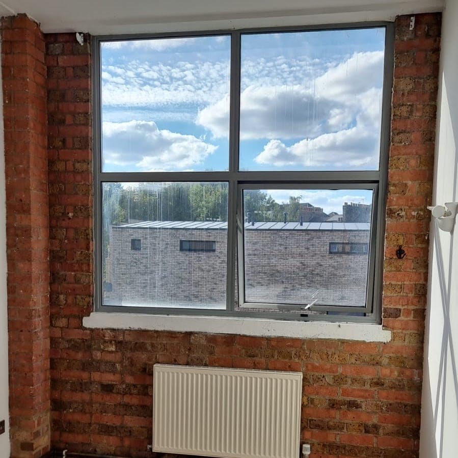 Brick pillar clean, after treatment