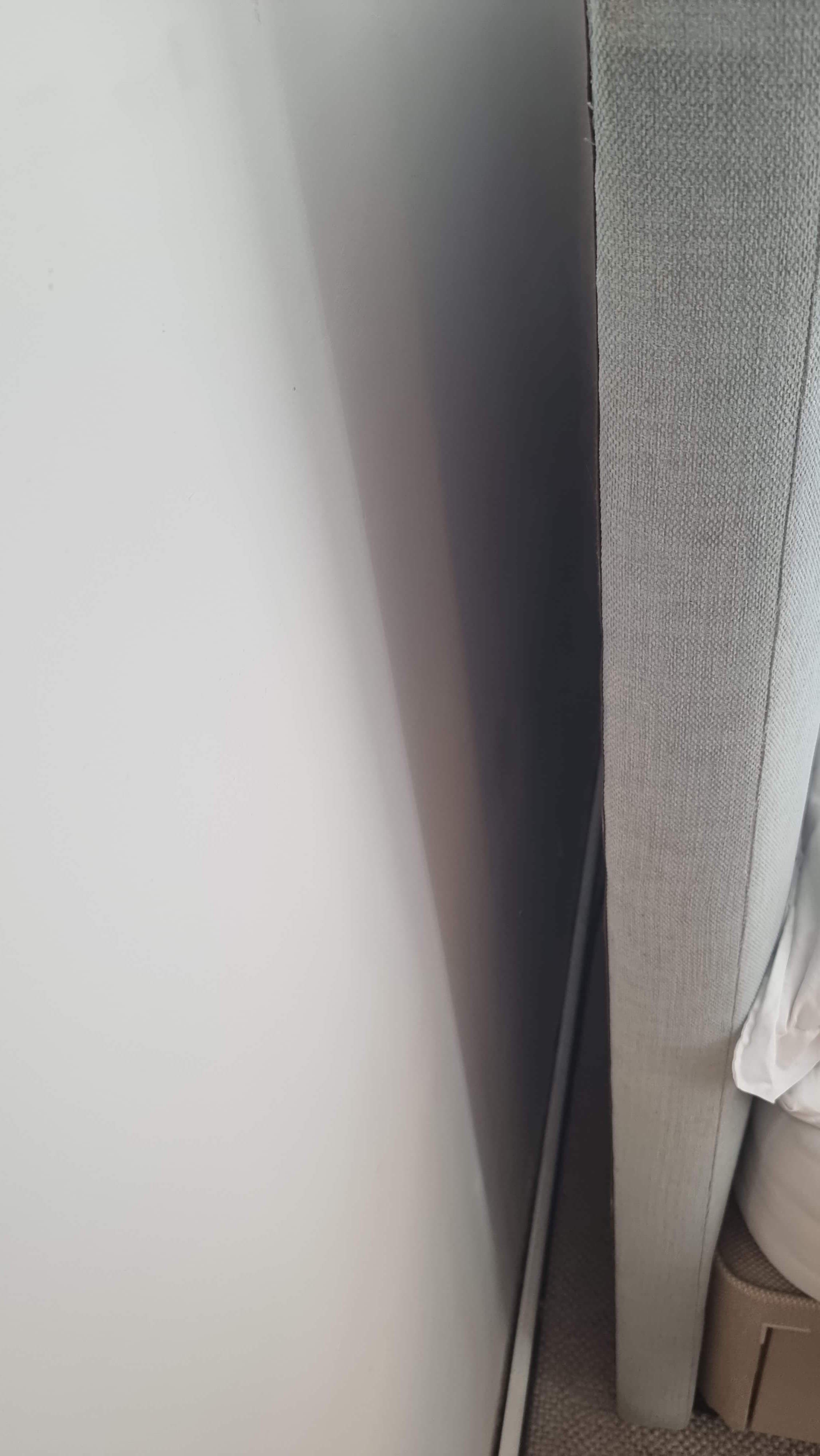 Gap between furniture and wall